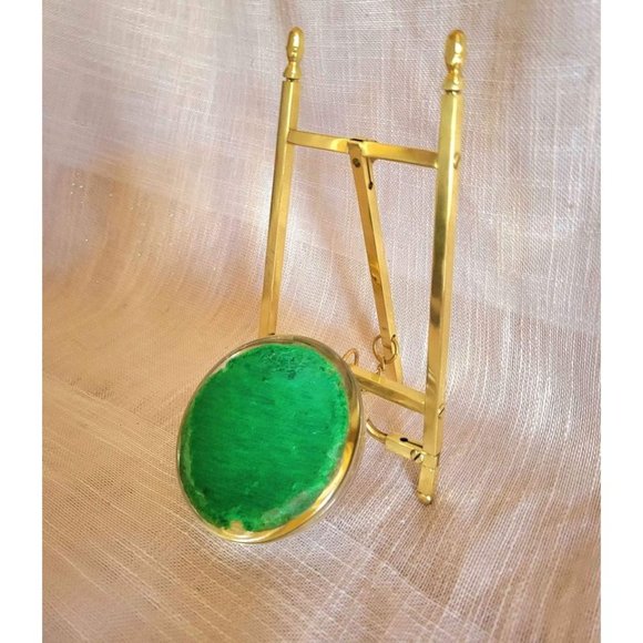 Vintage Lucite Pressed Flower Moss Squirrel Paperweight - Picture 10 of 10